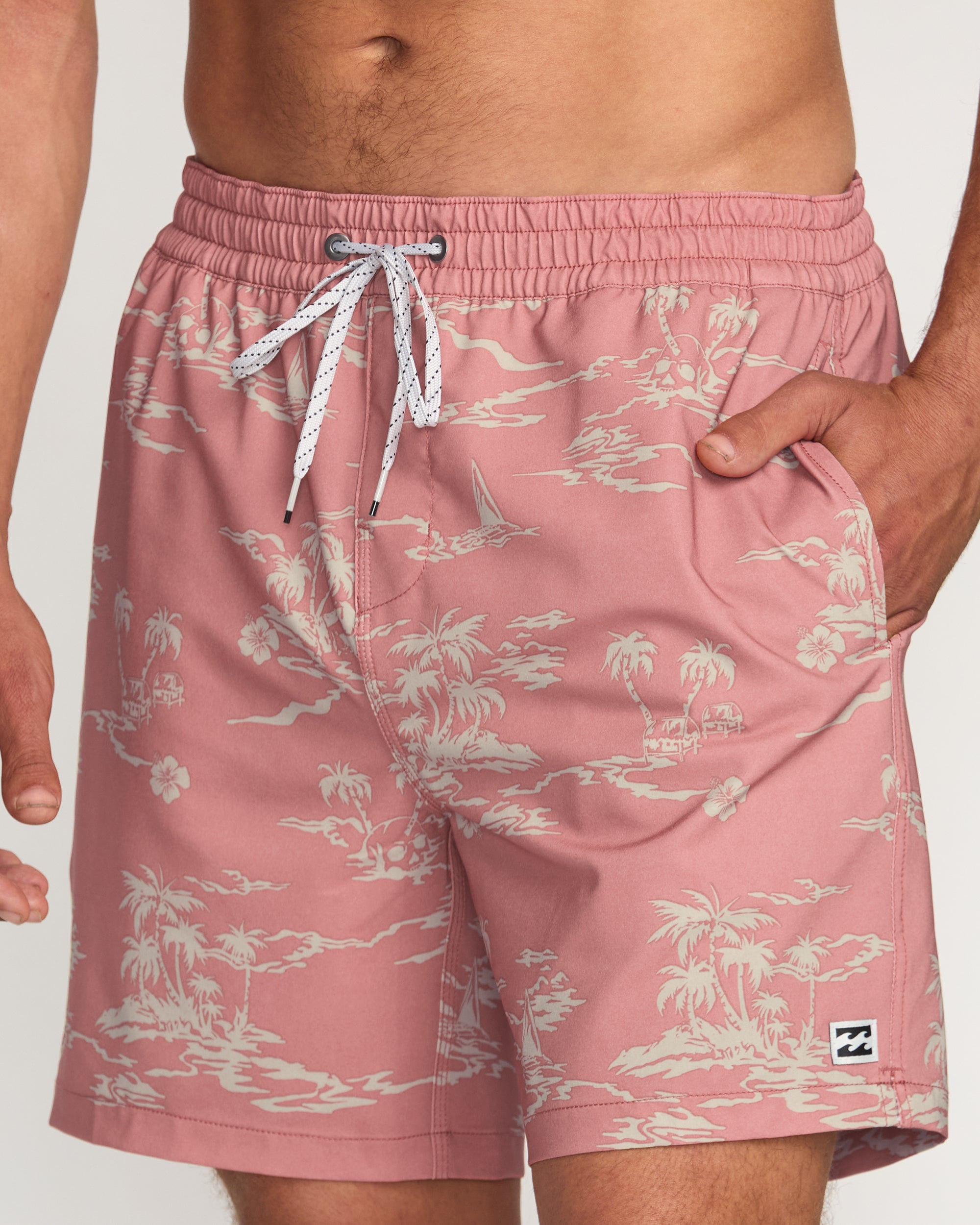 Lineup Laybacks 16 Trunks - Dusty Rose - Image 8