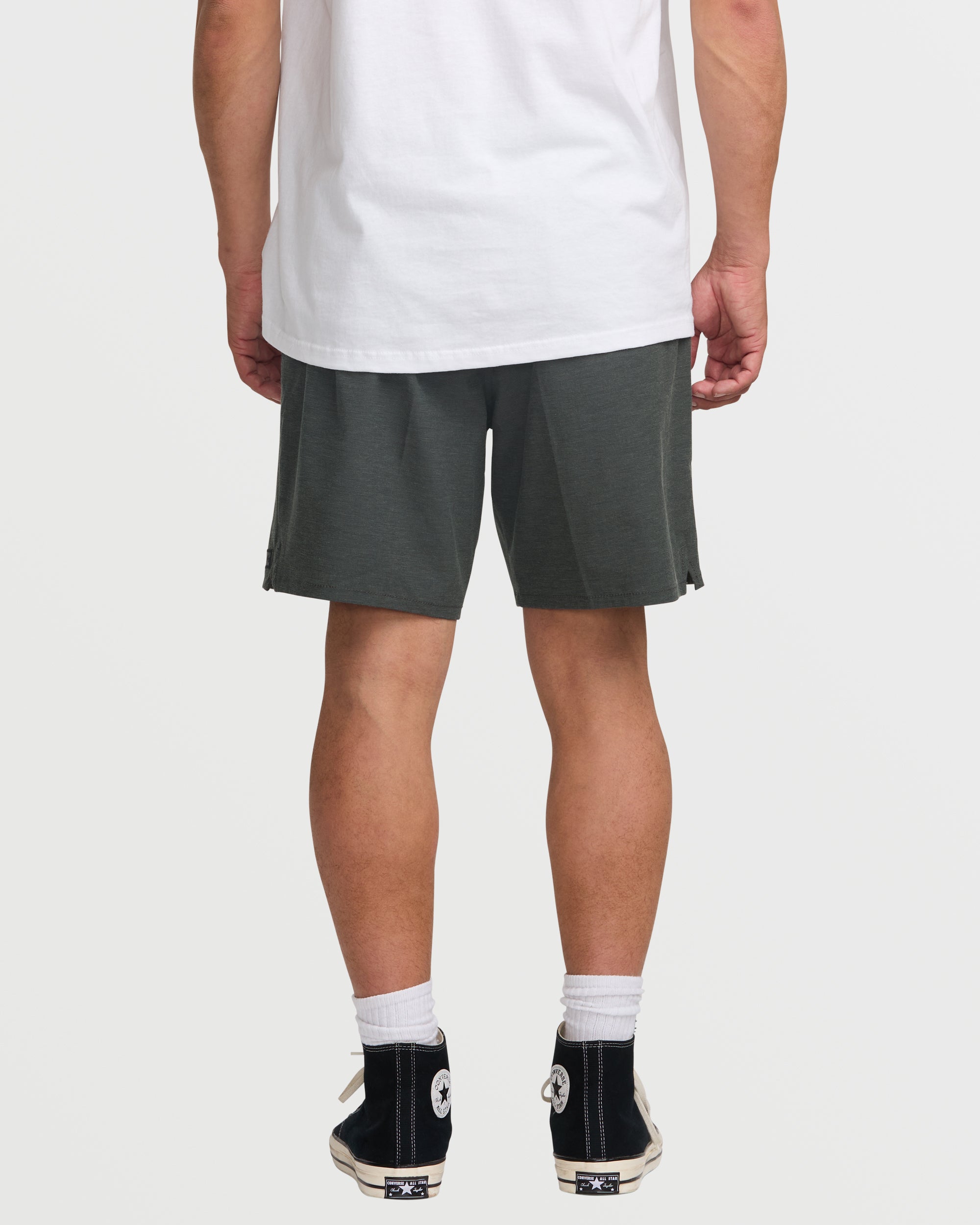 Crossfire Elastic Submersible 18 Hybrid Shorts - Asphalt - Image 2