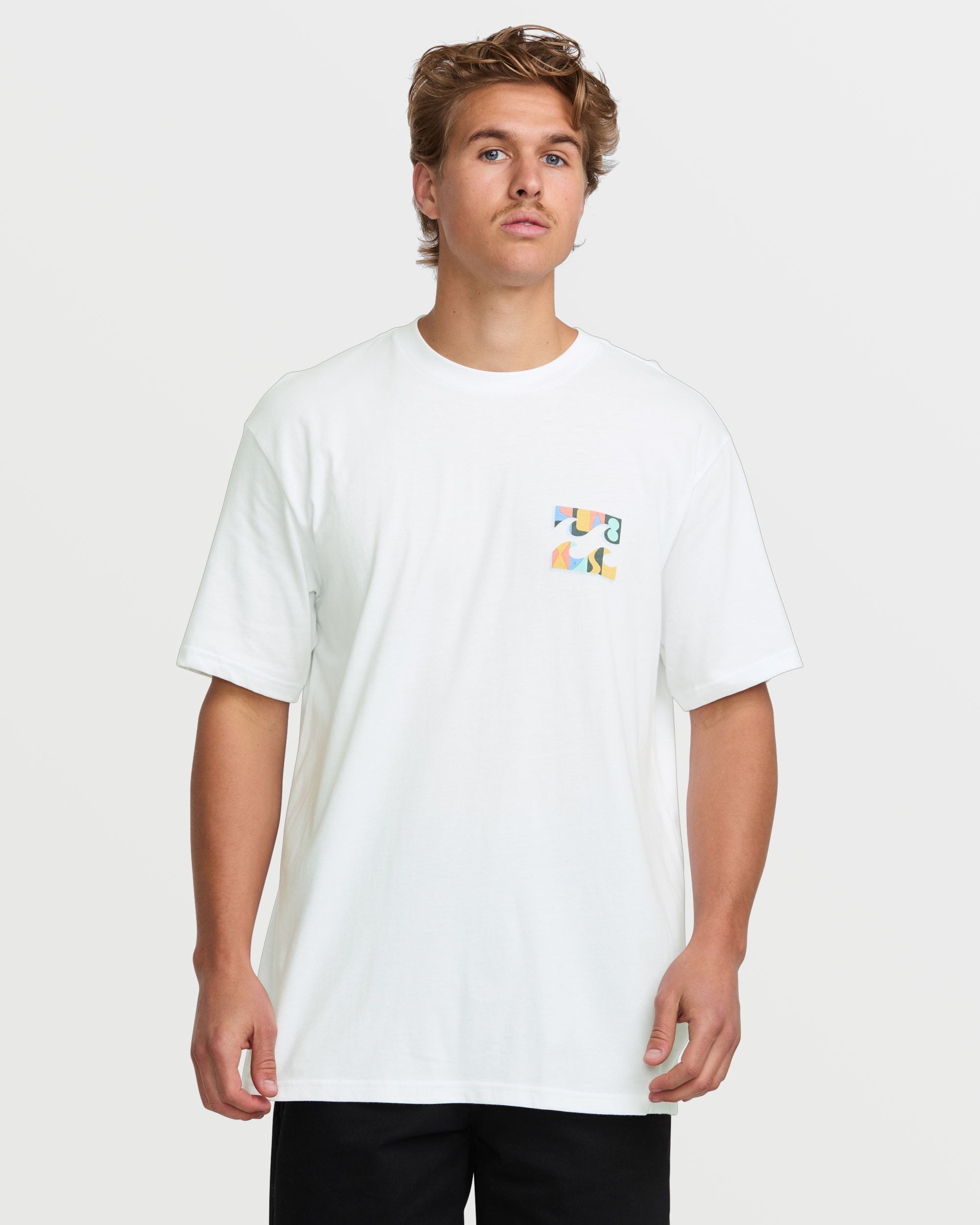 Crayon Wave Premium Tee - White - Image 2