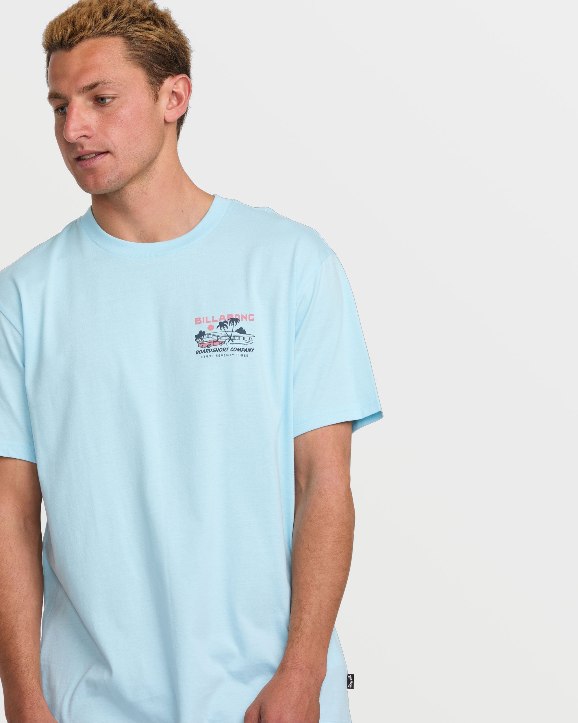 Palm Springs Premium Tee - Coastal Blue - Image 4