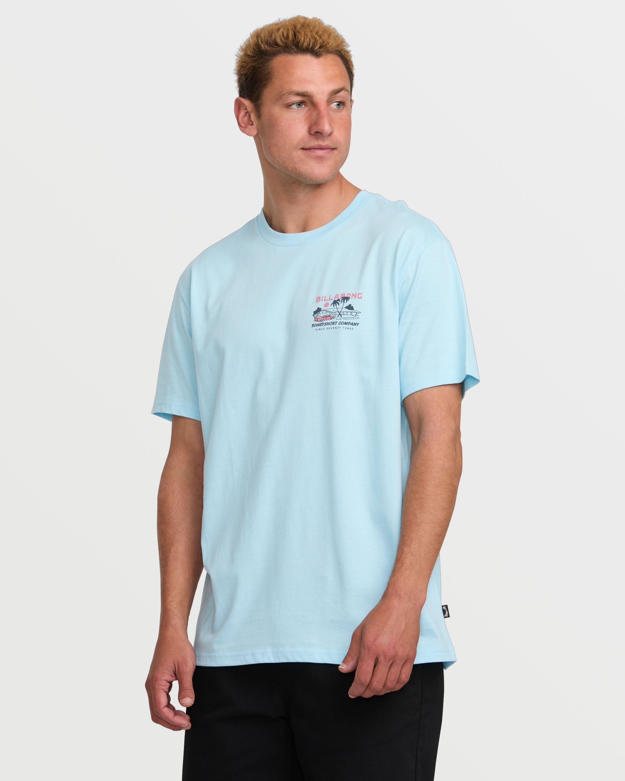 Palm Springs Premium Tee - Coastal Blue - Image 3
