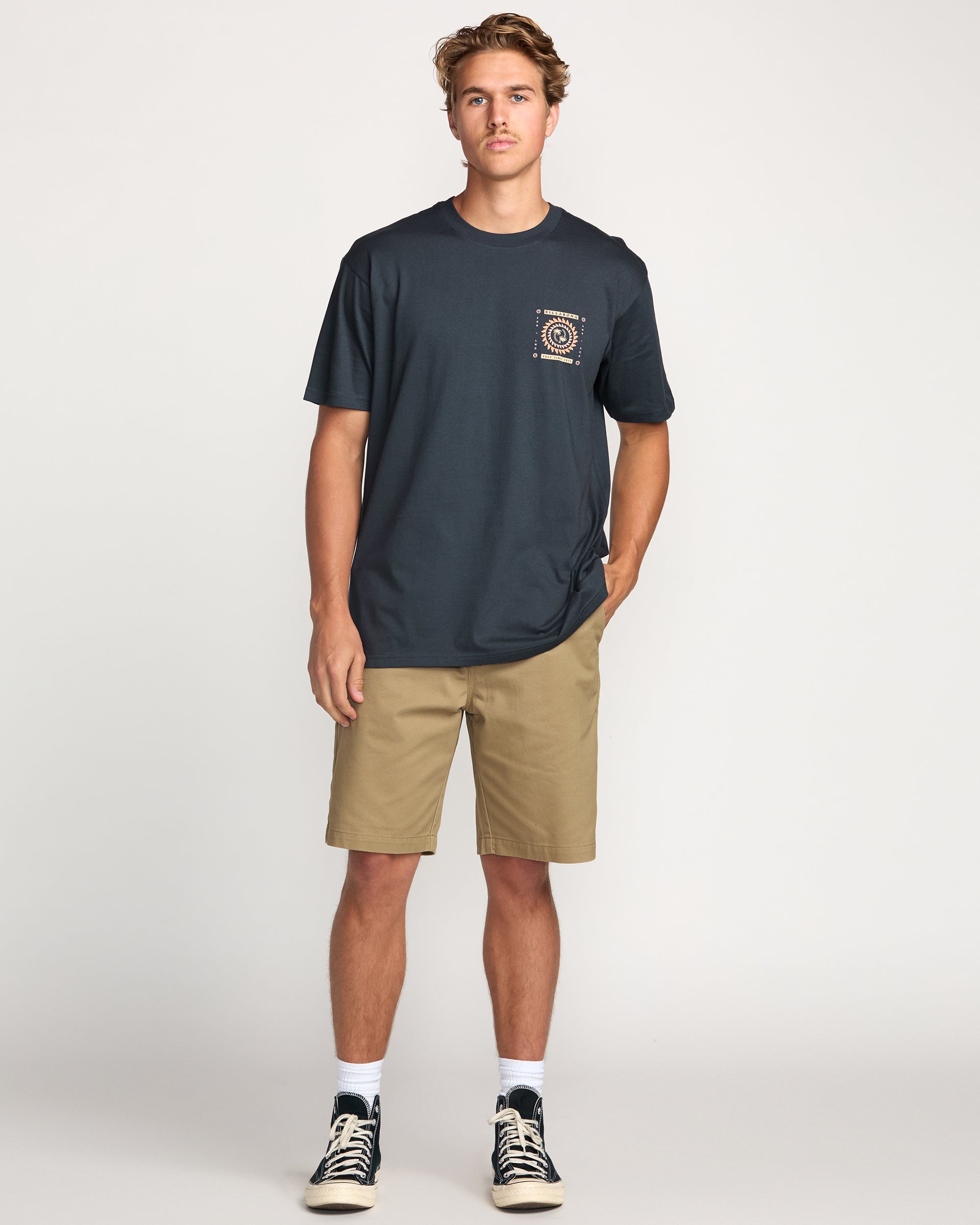 Spun Out Premium Tee - Aged Indigo - Image 5