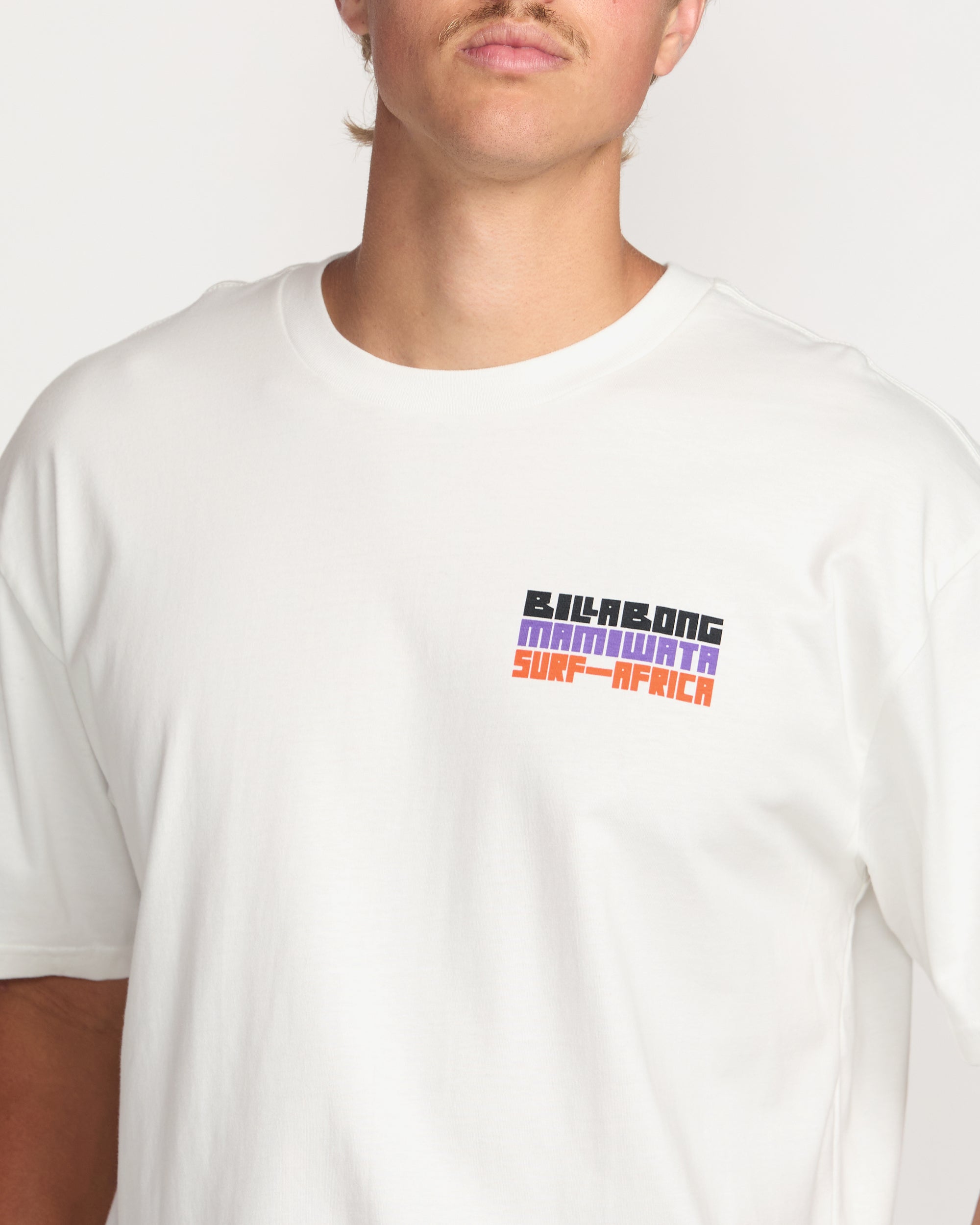 Billabong x Mami Wata Time Before Memory Regular Tee - Off White - Image 9