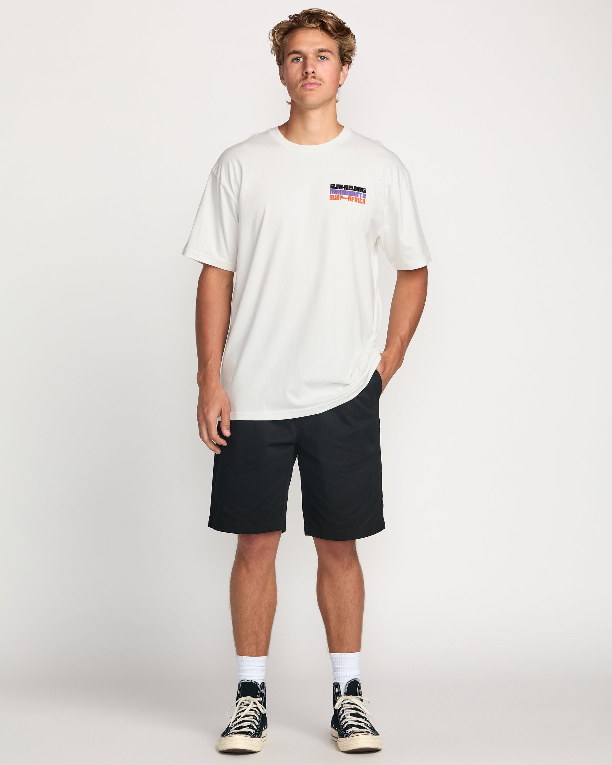 Billabong x Mami Wata Time Before Memory Regular Tee - Off White - Image 7