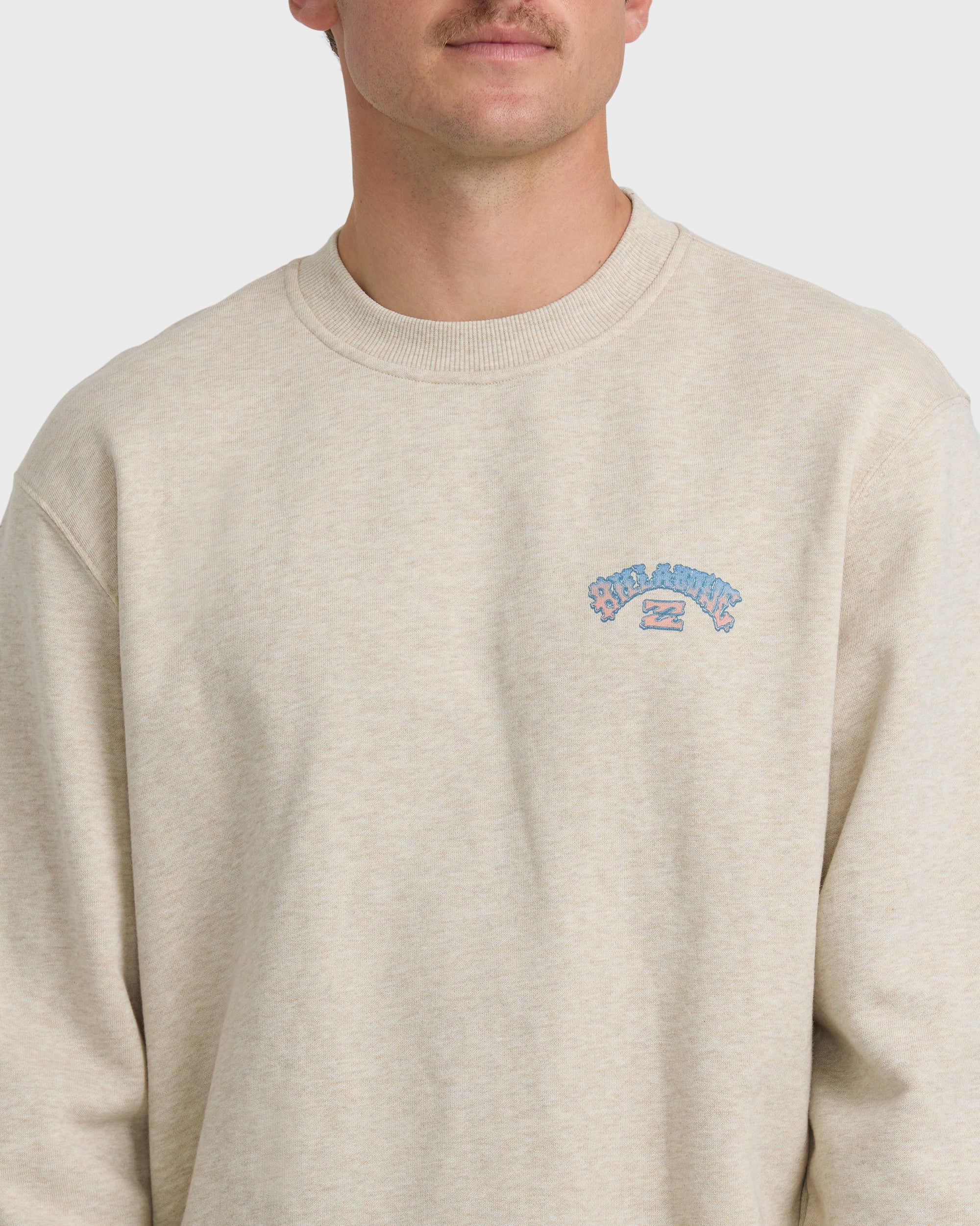 Short Sands Crewneck Sweatshirt - Bone Heather - Image 5