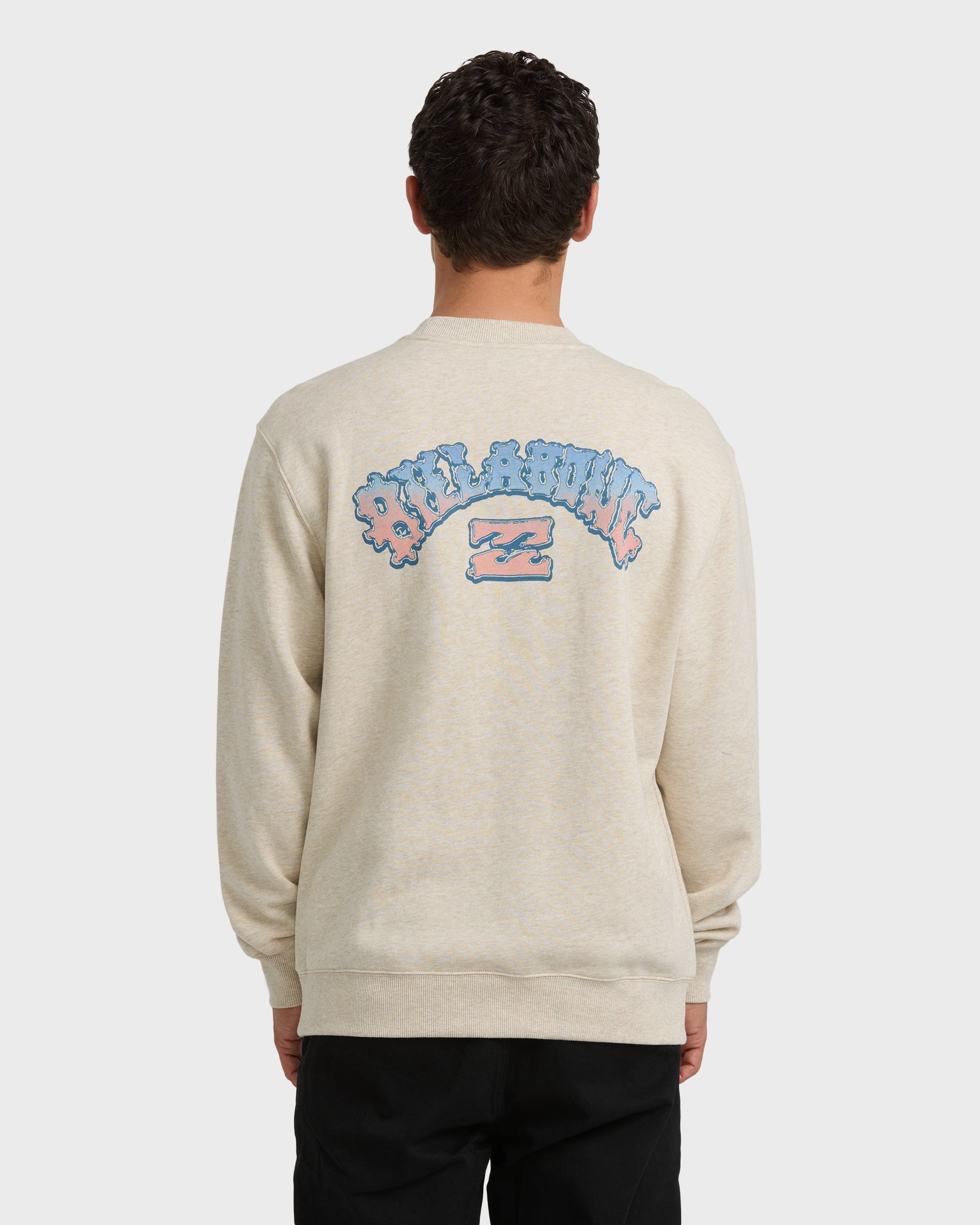 Short Sands Crewneck Sweatshirt - Bone Heather - Image 2
