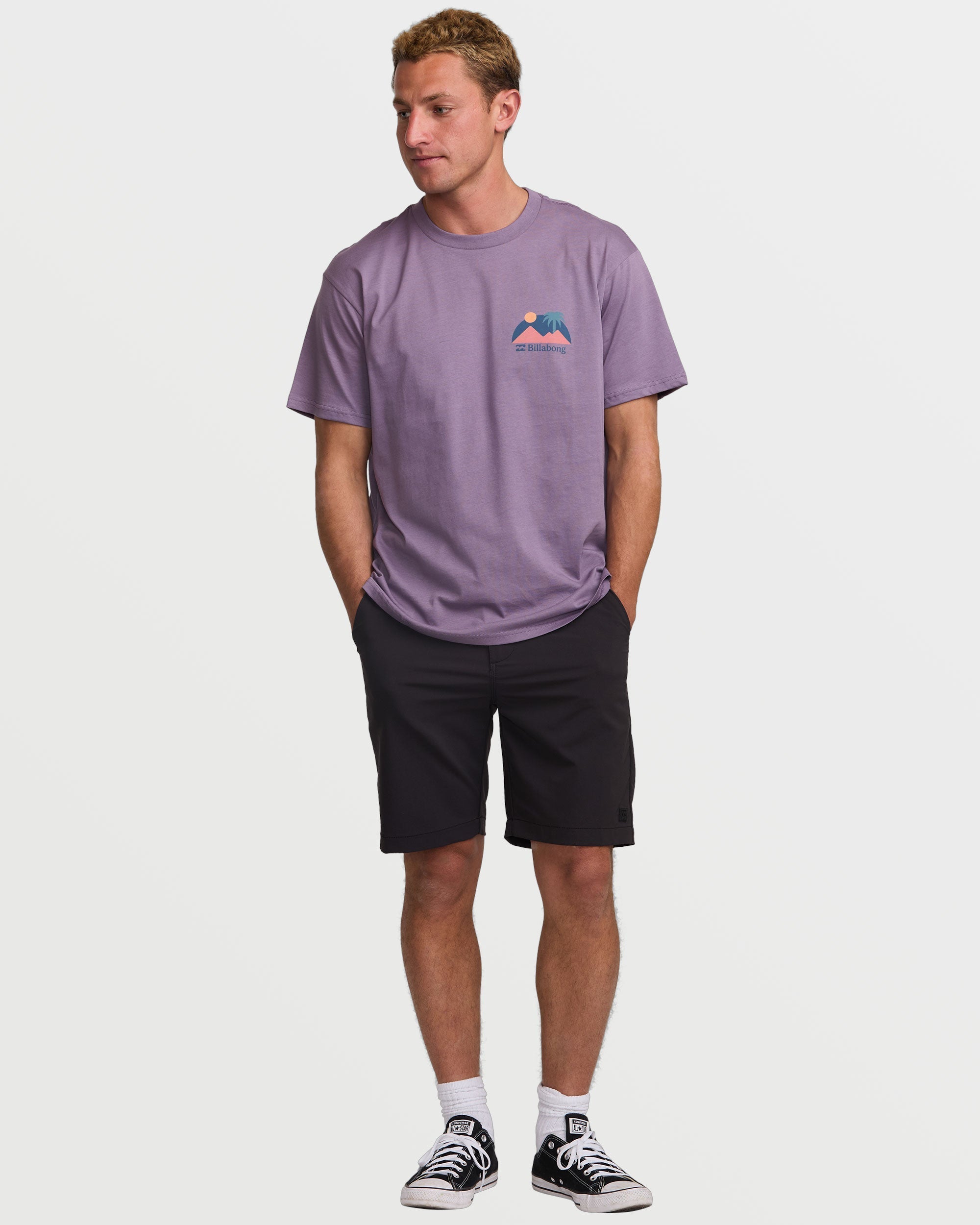 Sun Down A/Div Tee - Lavender - Image 5
