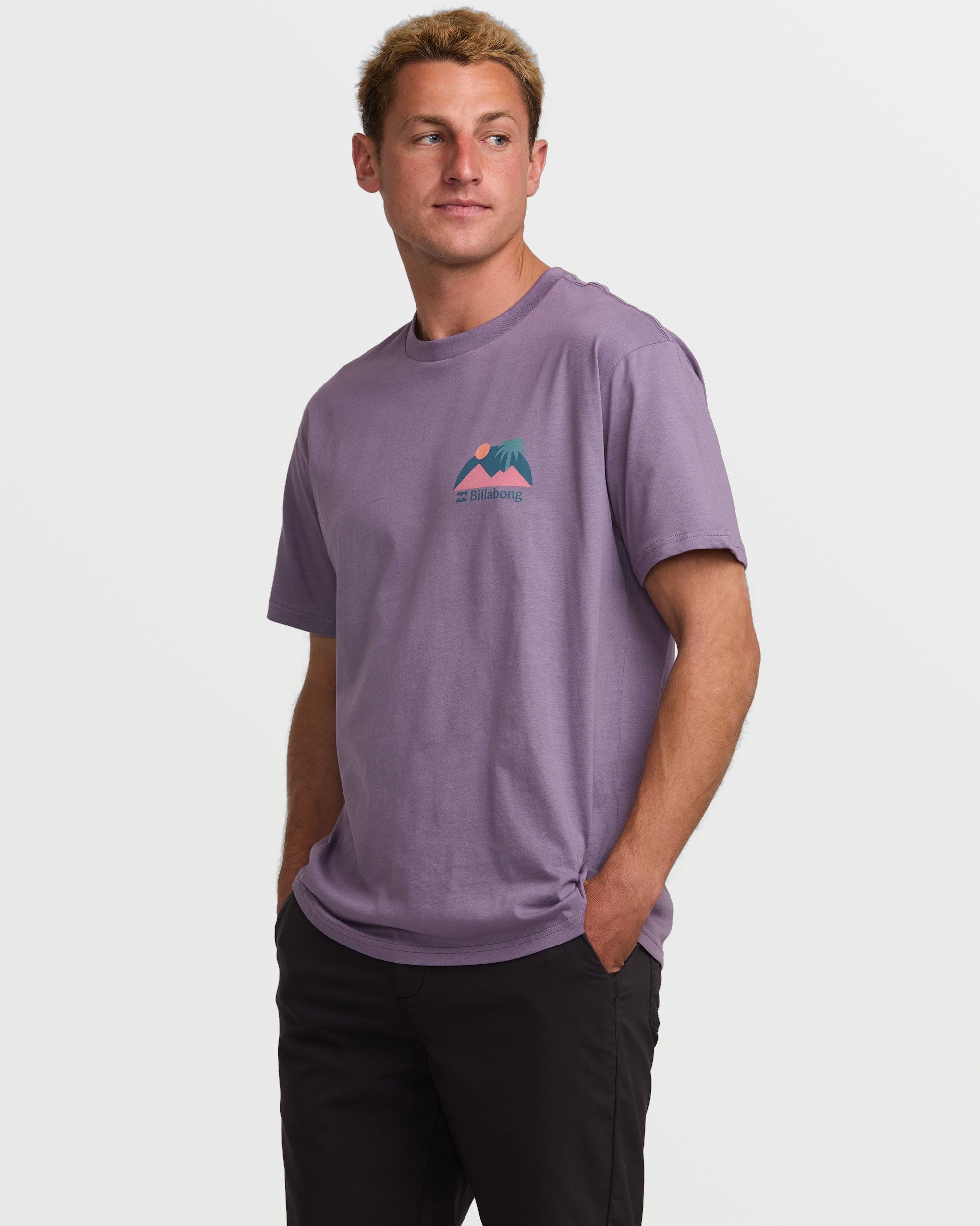 Sun Down A/Div Tee - Lavender - Image 3