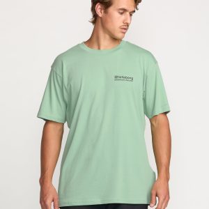 Making Tracks A/Div Tee - Mist Green