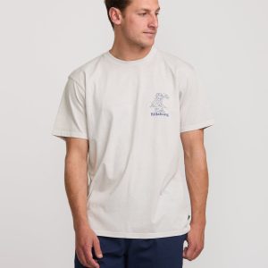 Catch One Premium Wave Wash Tee - Silver