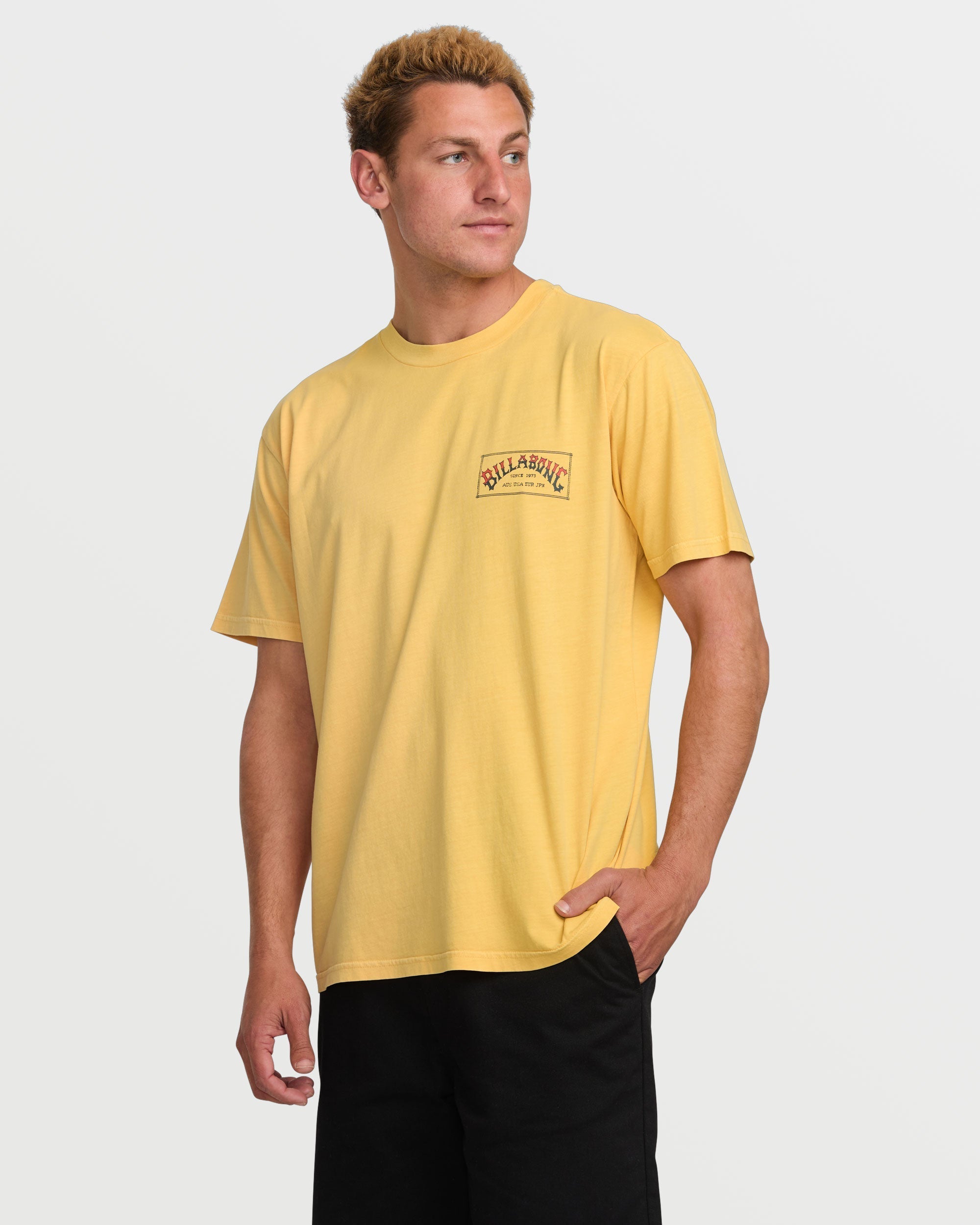 Original Arch Premium Wave Wash Tee - Vintage Gold - Image 3