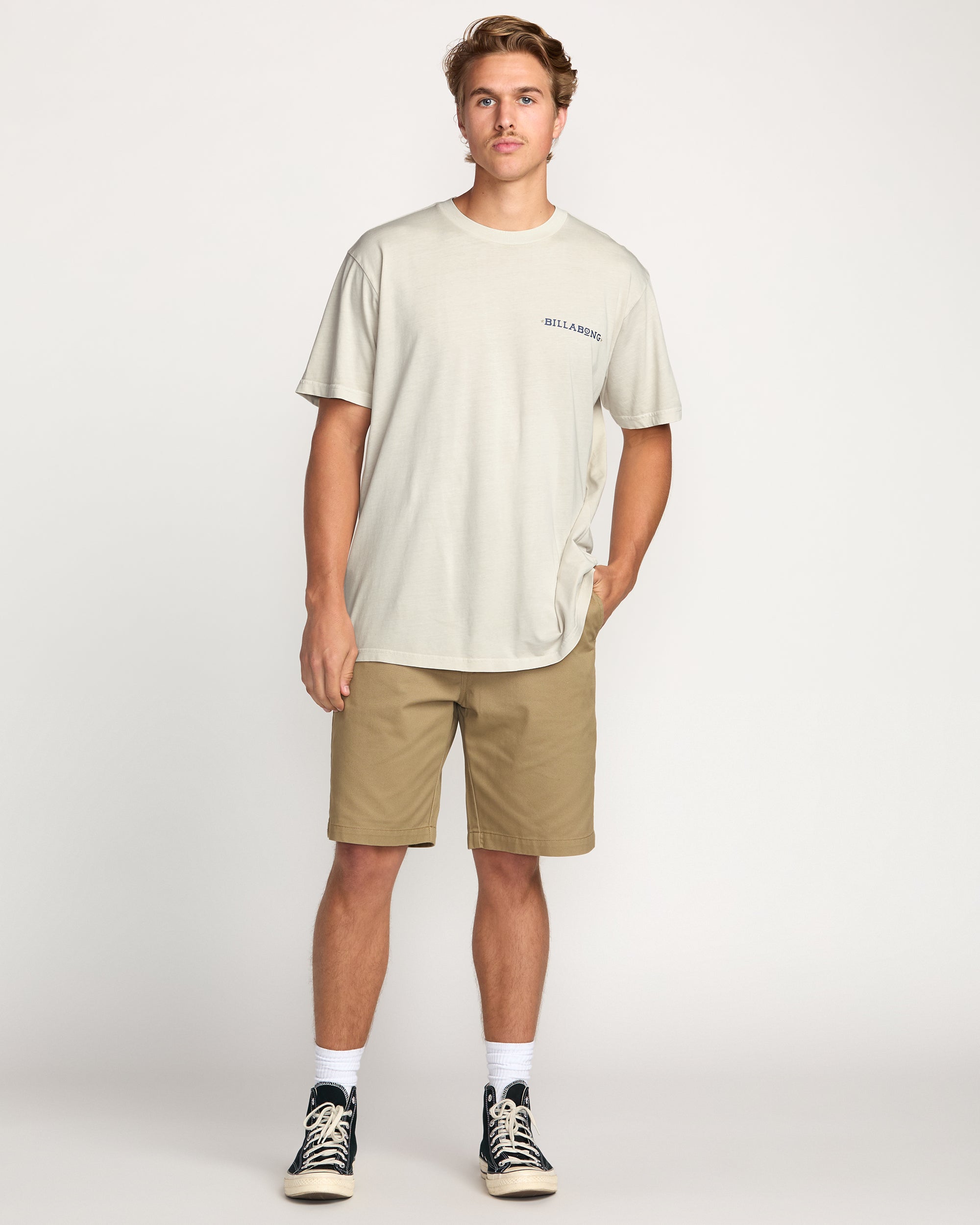 Paise Haze Premium Wave Wash Tee - Chino - Image 3
