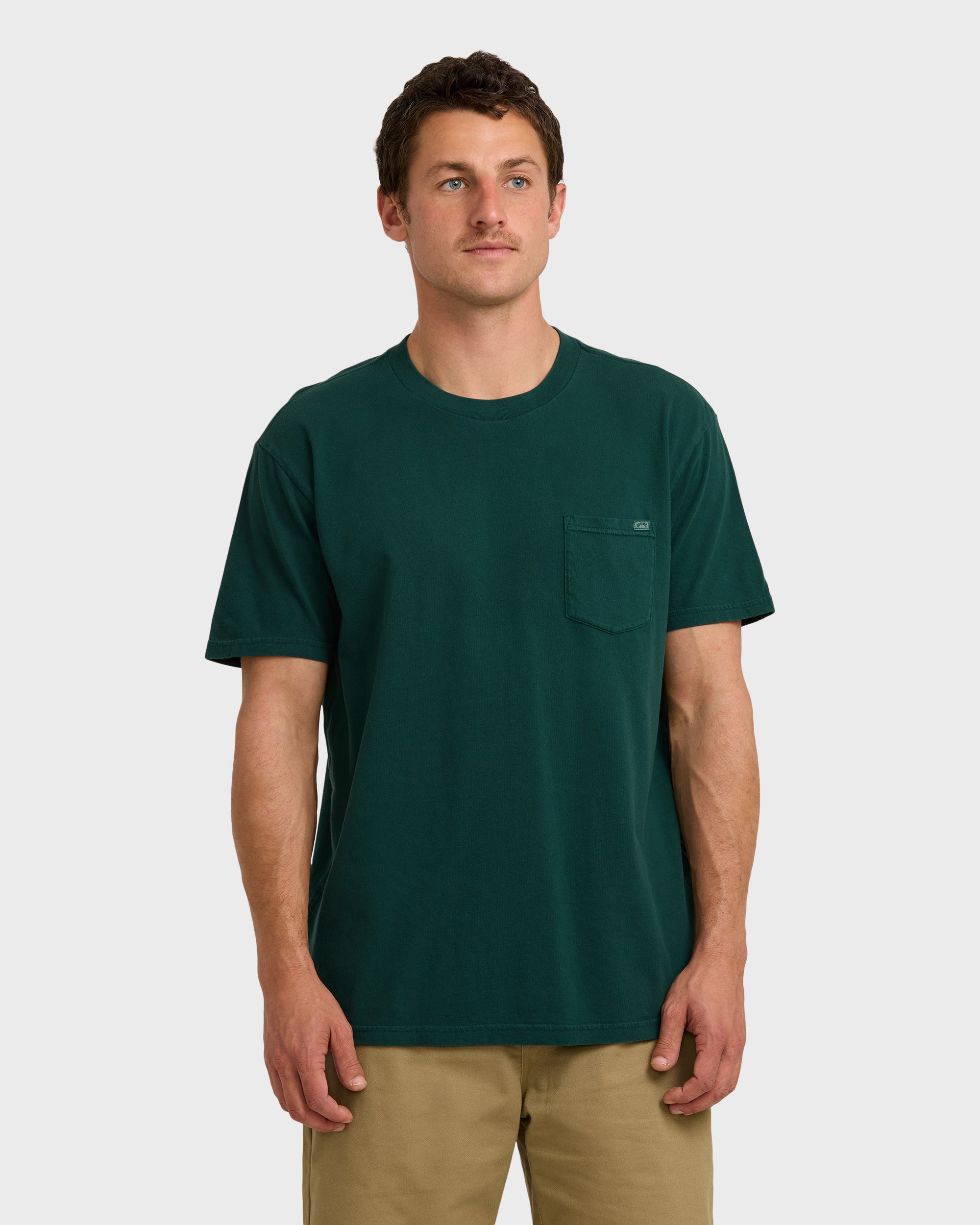 Essential Premium Wave Wash T-Shirt - Forest