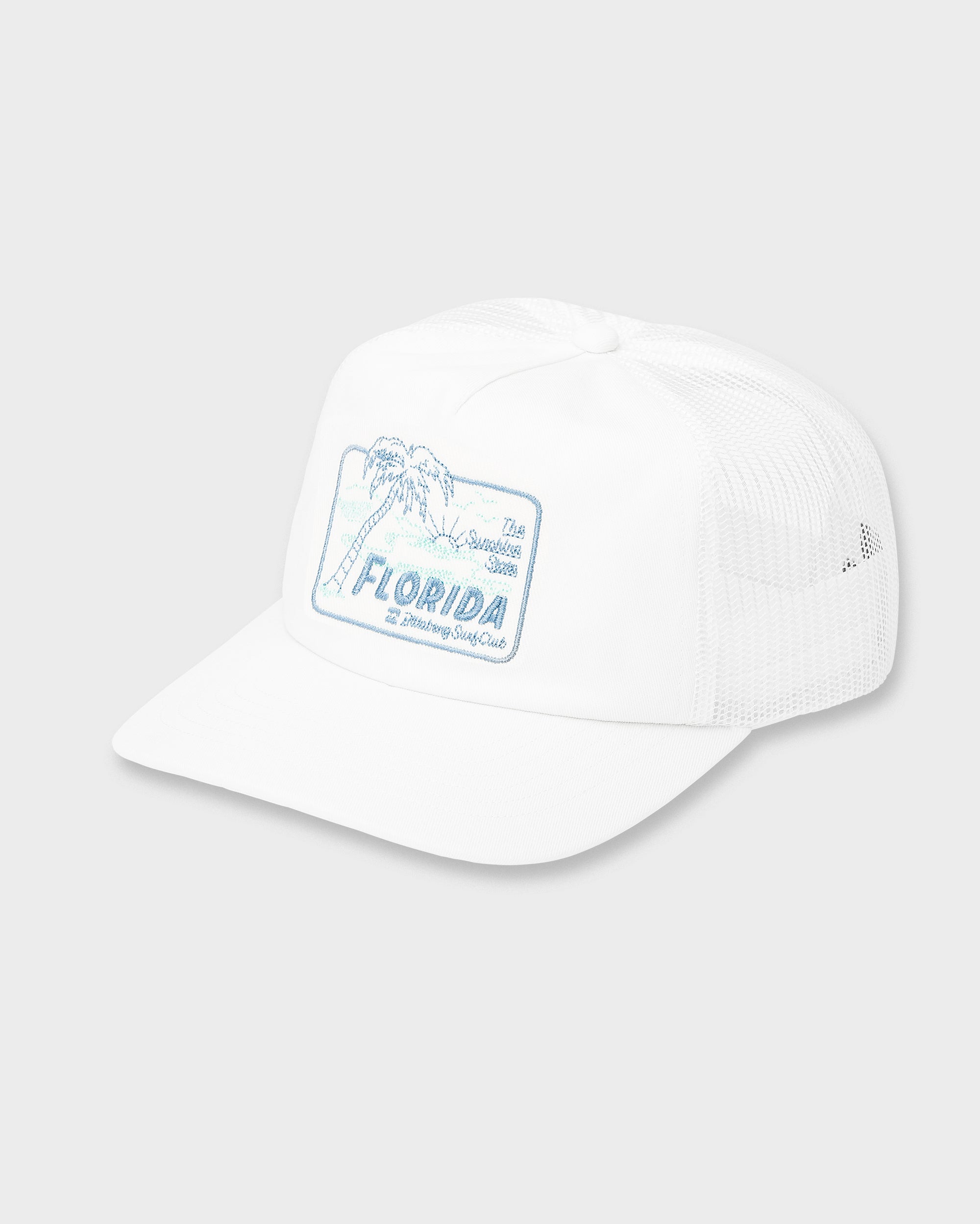 Lounge Florida Trucker Hat - Off White