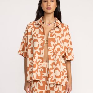 Lost Waves Short Sleeve T-Shirt - Sunburnt