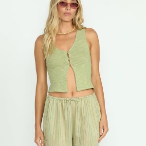 Bren Knit Vest - Pistachio