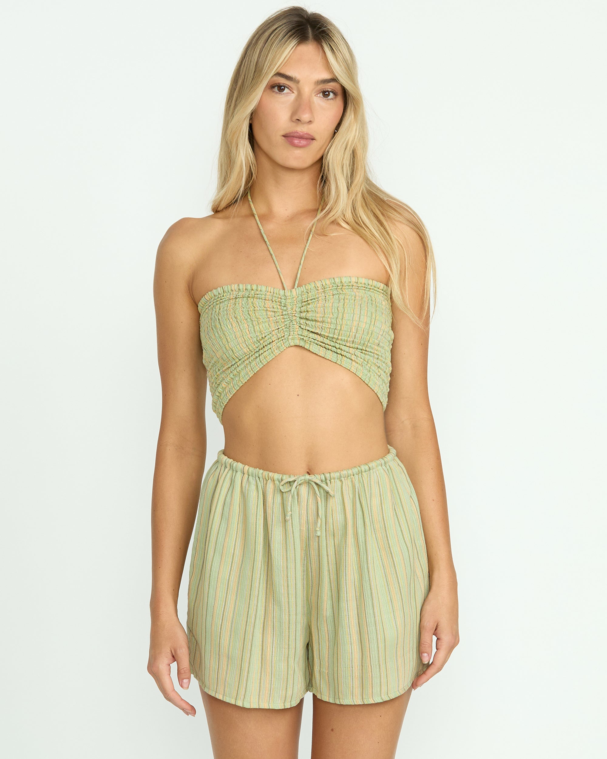 Summer Sunshine Crop Top - Pistachio - Image 2