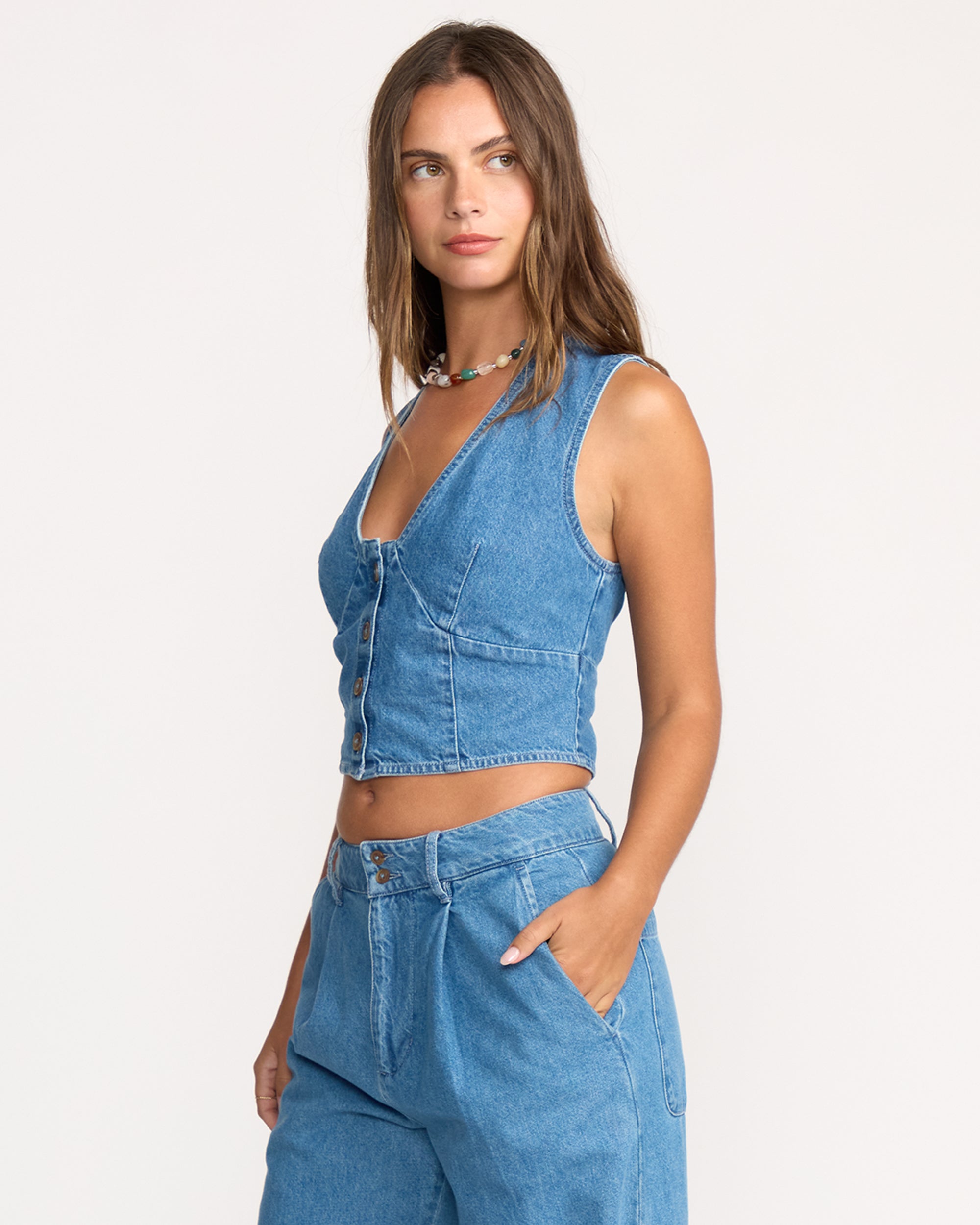 Indigo Skies Top - Salt Washed - Image 4