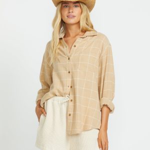Layer Up Long Sleeve Shirt - Khaki