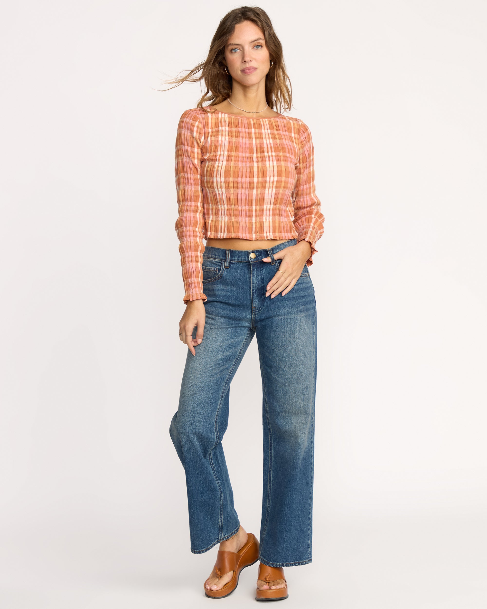 Check Me Out Long Sleeve Shirt - Sunburnt - Image 5