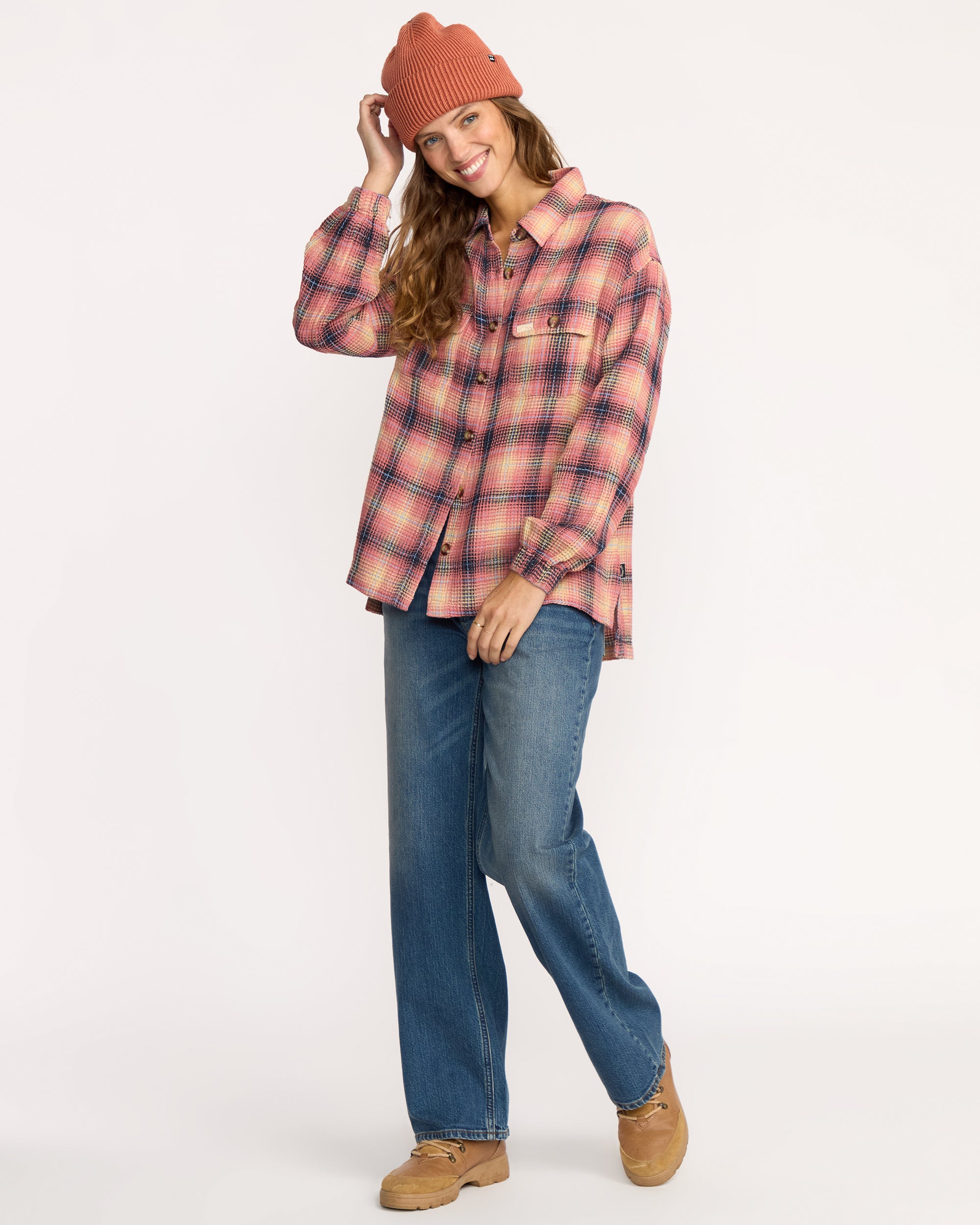 Big Bear Long Sleeve Shirt - Mountain Rose - Image 3