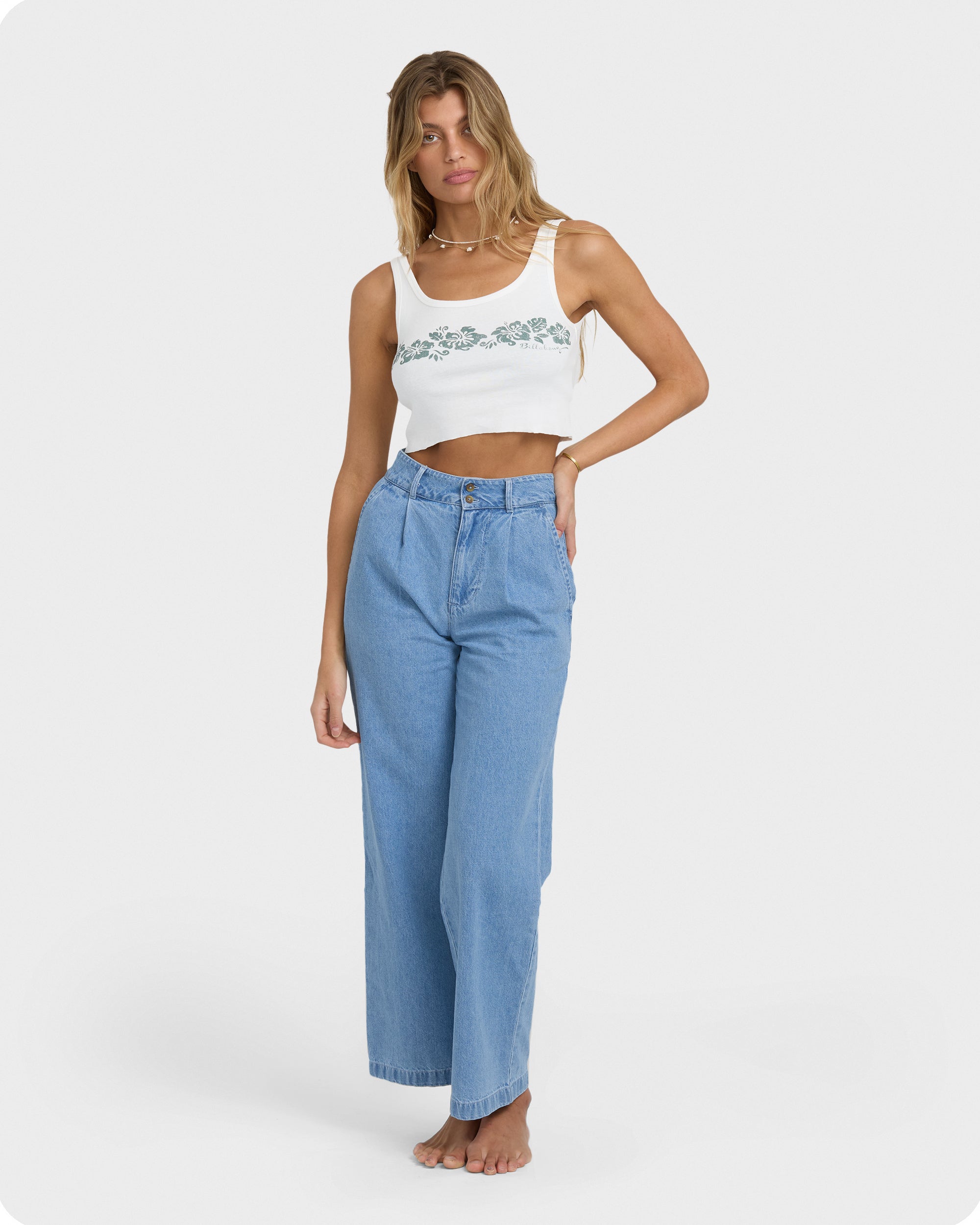 Wave Washed Pants - Sea Blue - Image 6