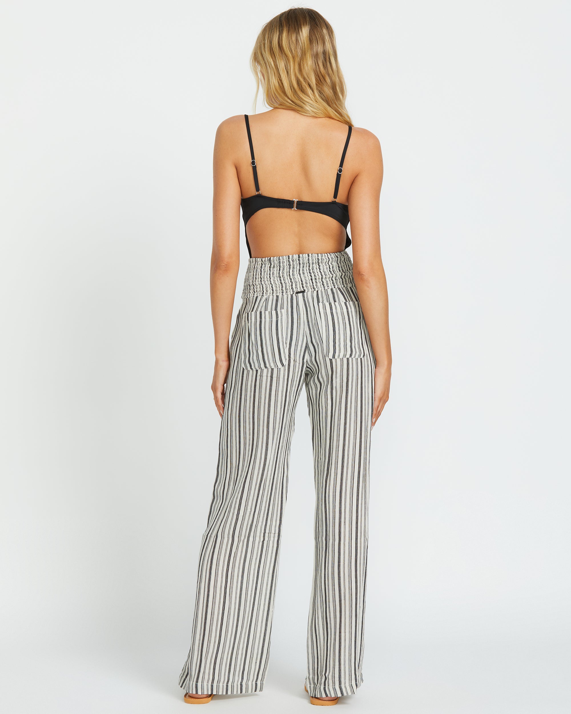 New Waves 2 Elastic Waist Pants - Black Pebble - Image 2