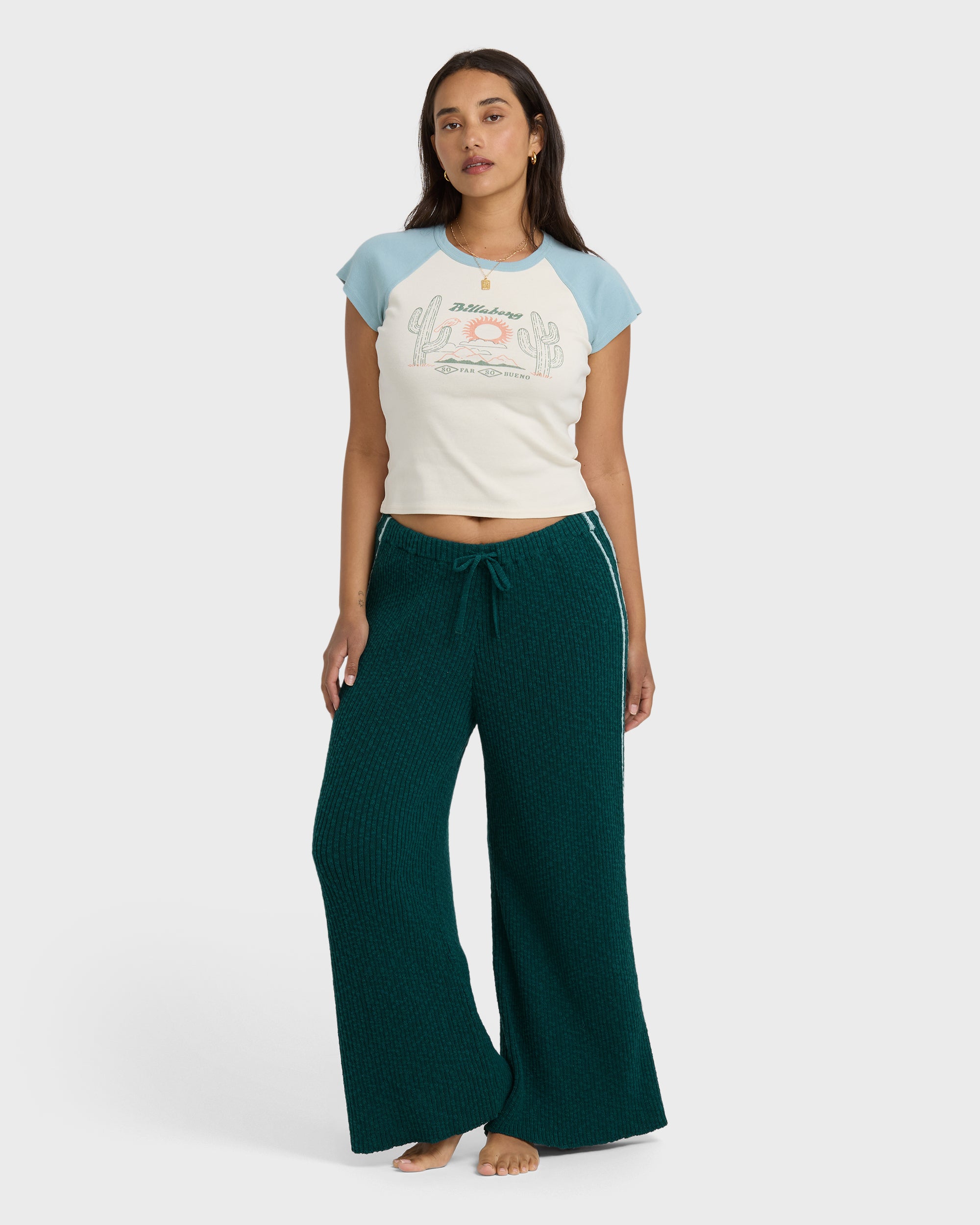 Summery Nights Sweaterpants - Spruce Green - Image 8