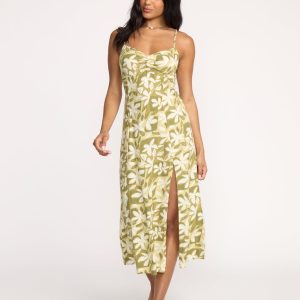 Sunset Love Dress - Light Olive