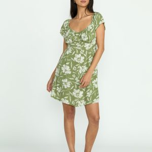 Fall For You Dress - Ranger Green