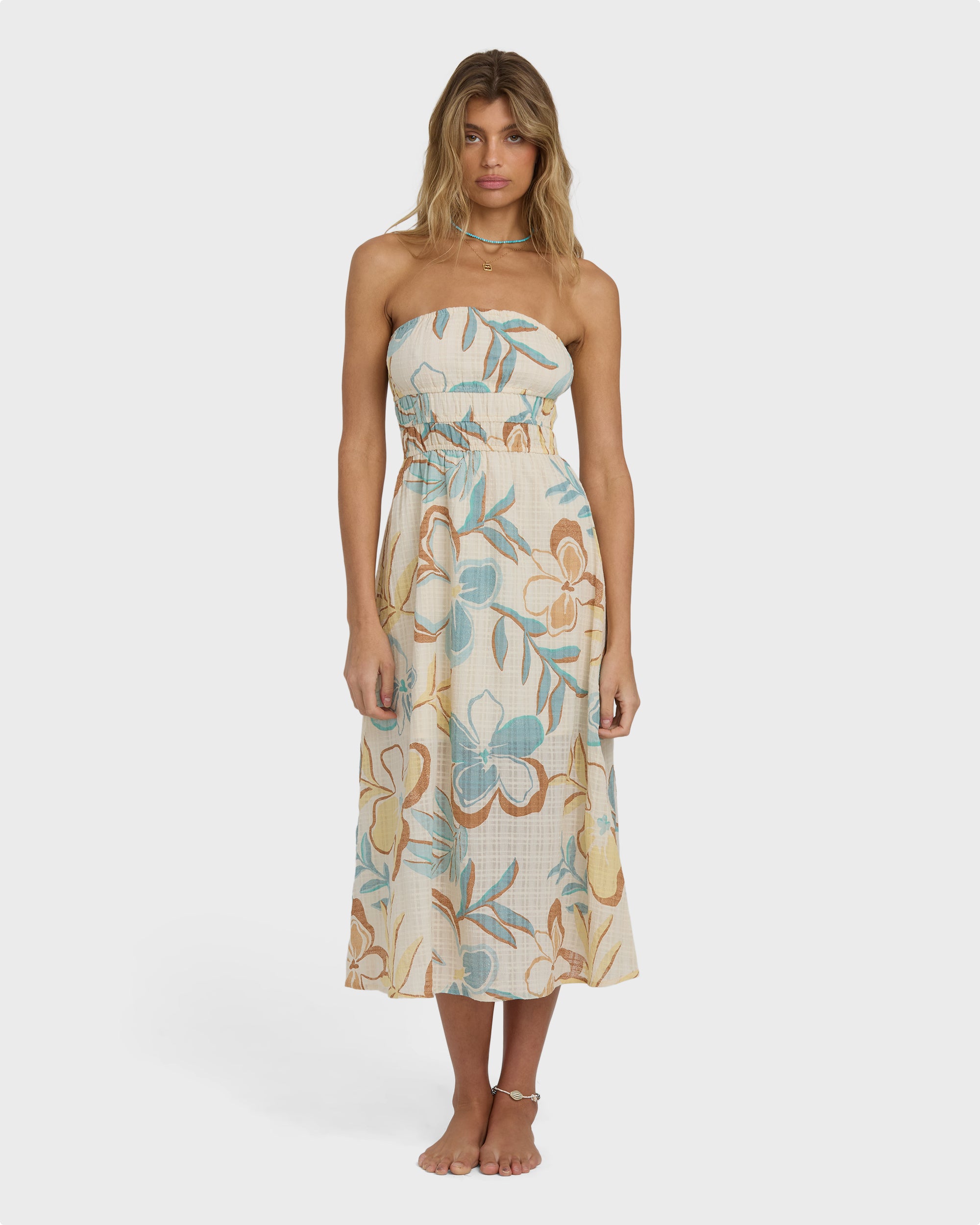 In The Sky Midi Dress - Whitecap - Image 3