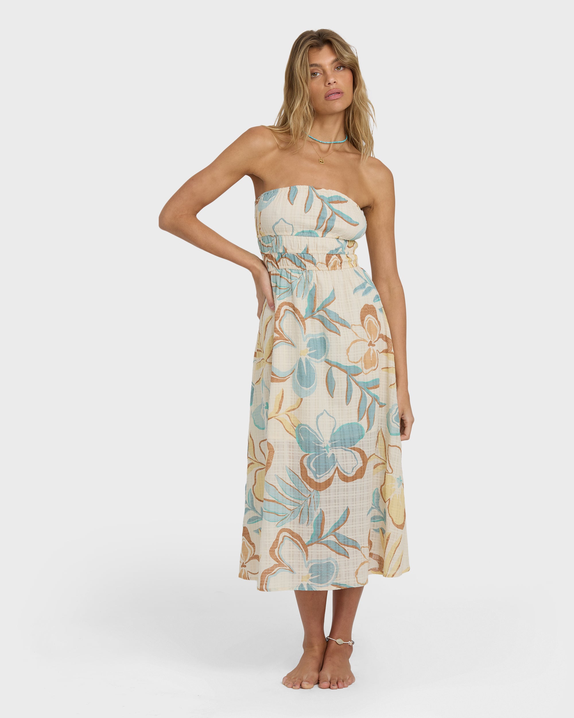 In The Sky Midi Dress - Whitecap - Image 5