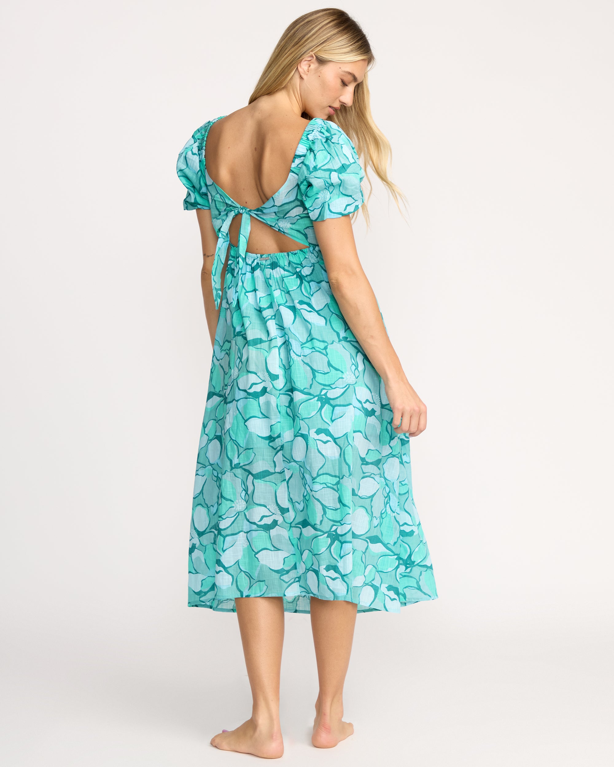 Go Coastal Midi Dress - Blue Bird - Image 3