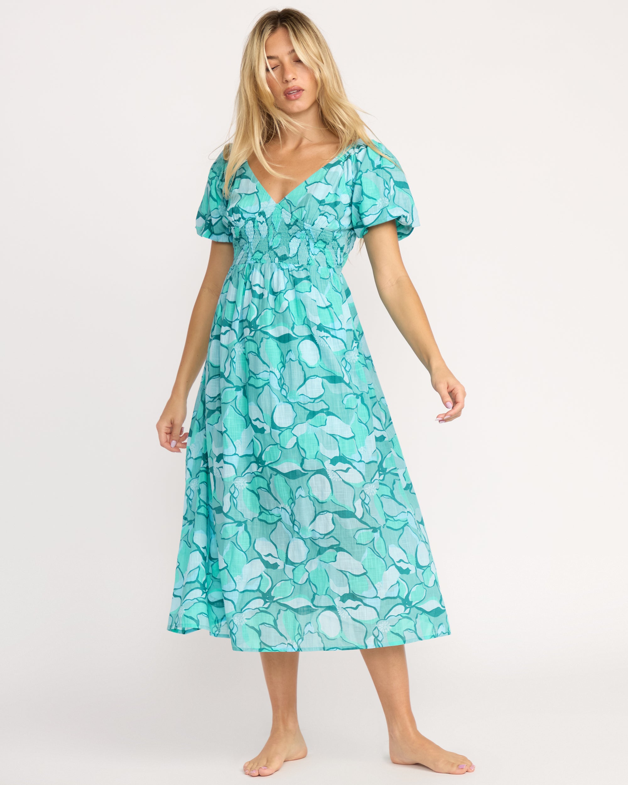 Go Coastal Midi Dress - Blue Bird - Image 5