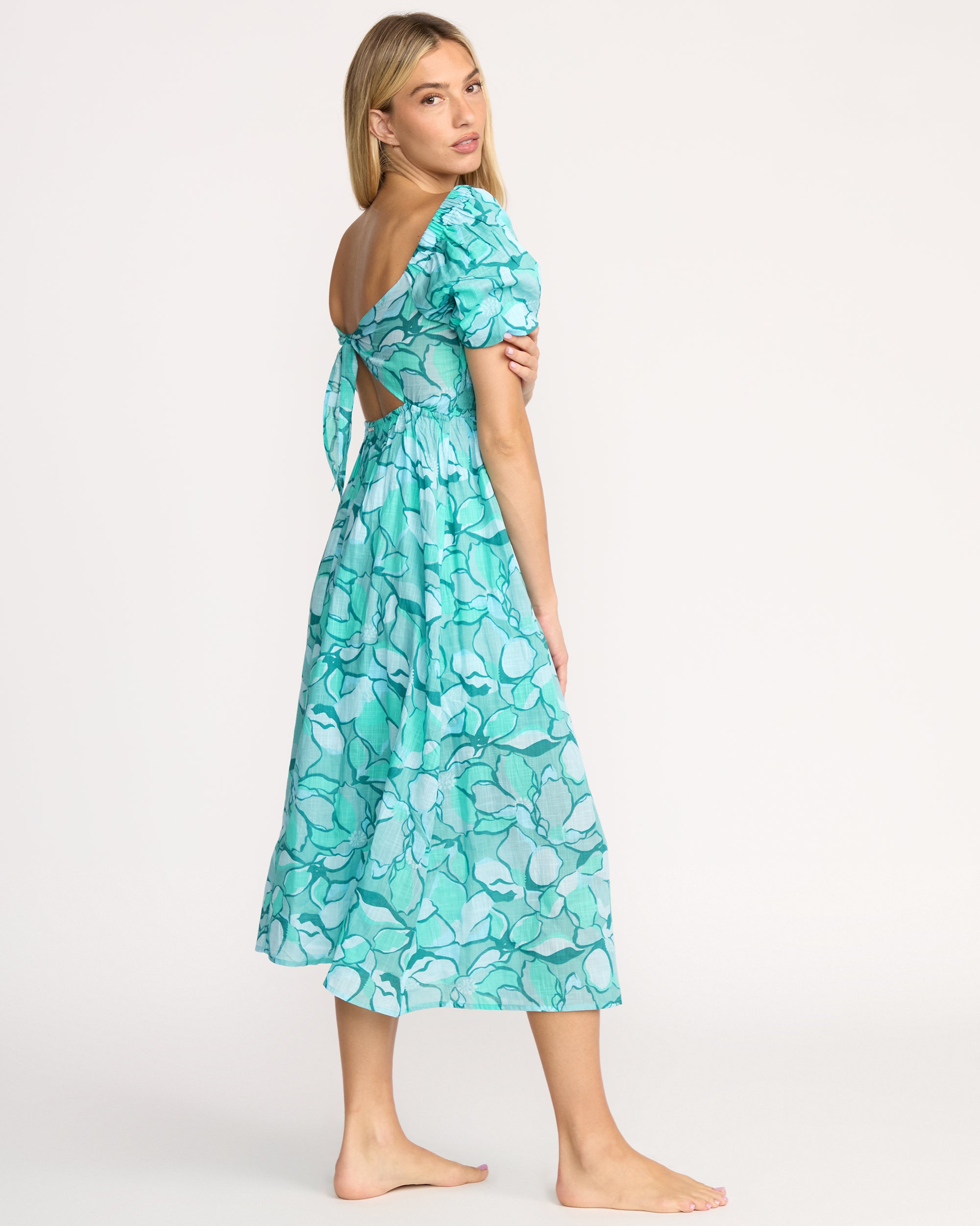 Go Coastal Midi Dress - Blue Bird - Image 4