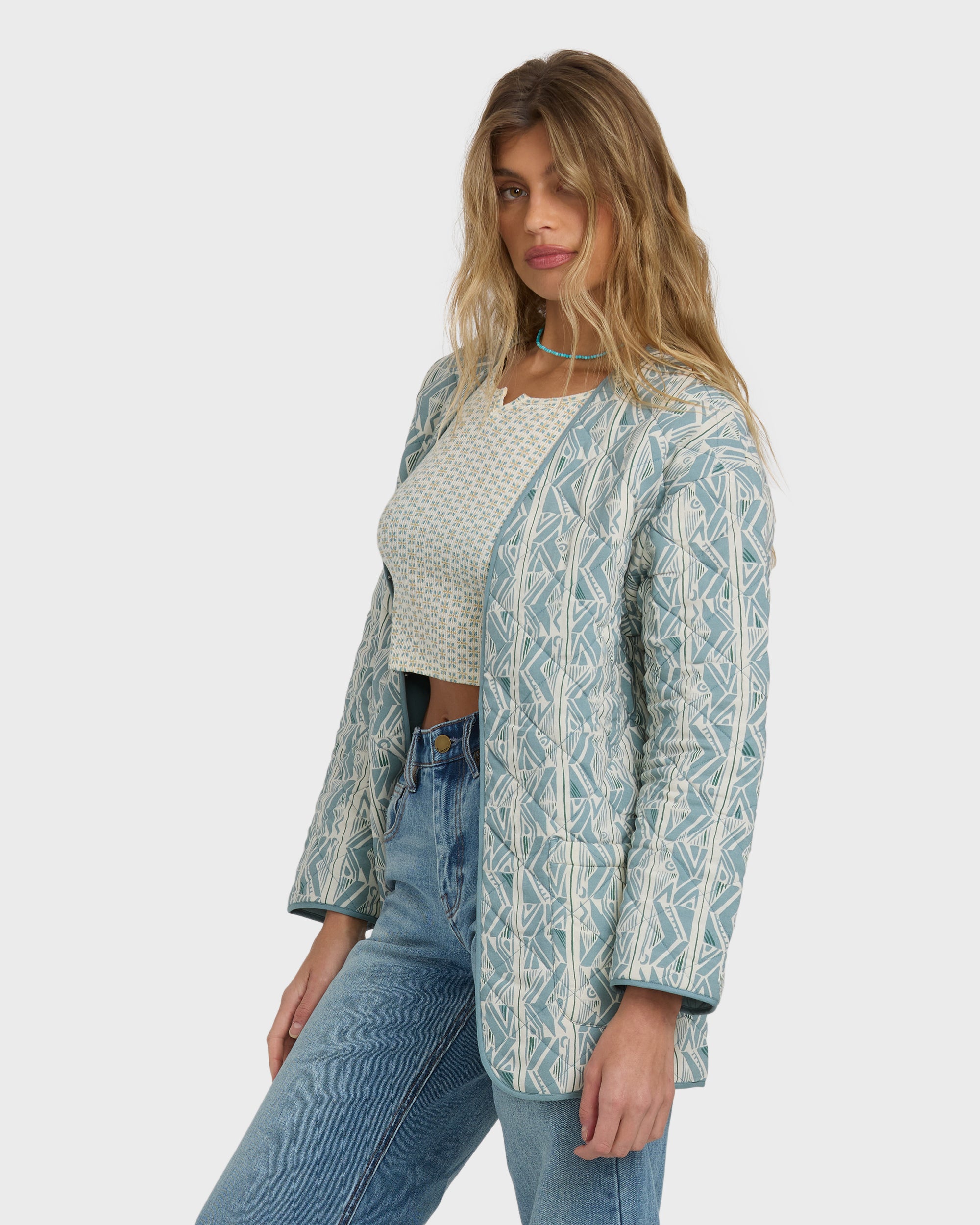 Day Dreamin Jacket - Mineral Blue - Image 5