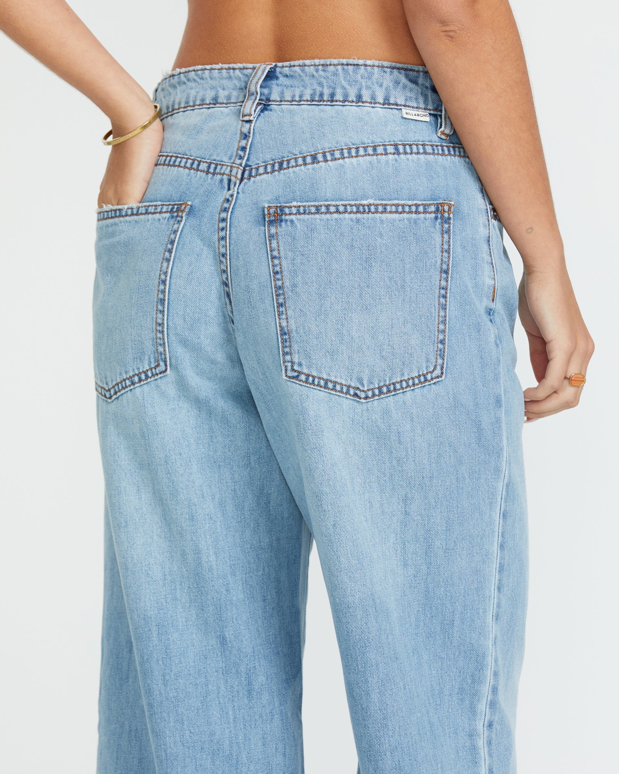 Washed By The Sun Denim Pants - Cali Blue - Image 7