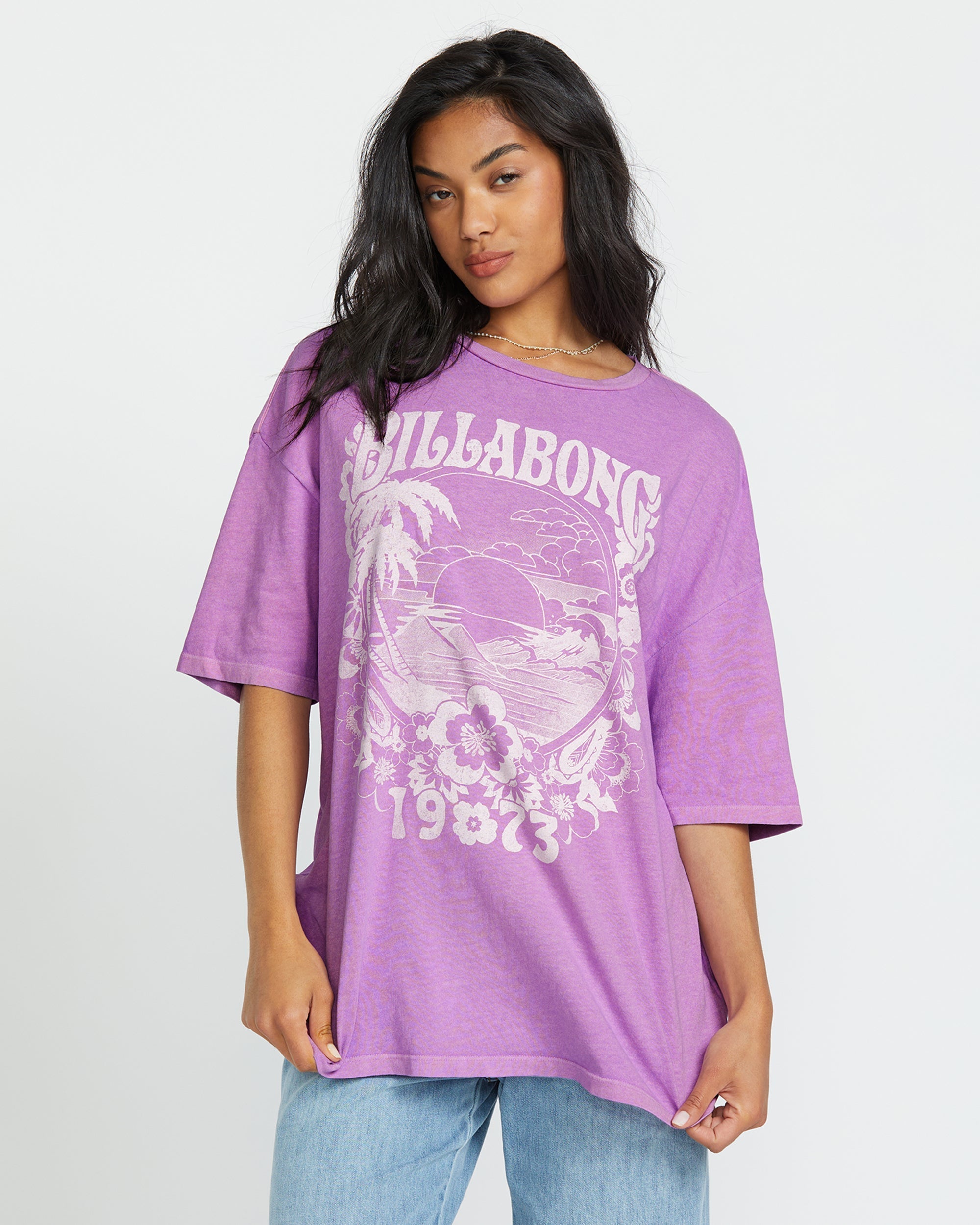 Sweet Ride Tee - Bright Orchid