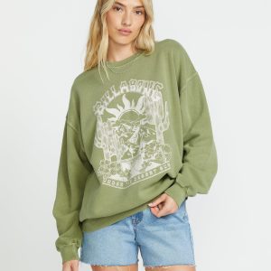Ride In Crew Sweatshirt - Avocado