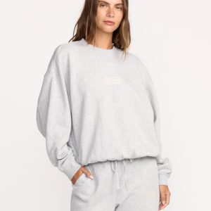 So Sunny Kendal Crewneck Sweatshirt - Heather Grey