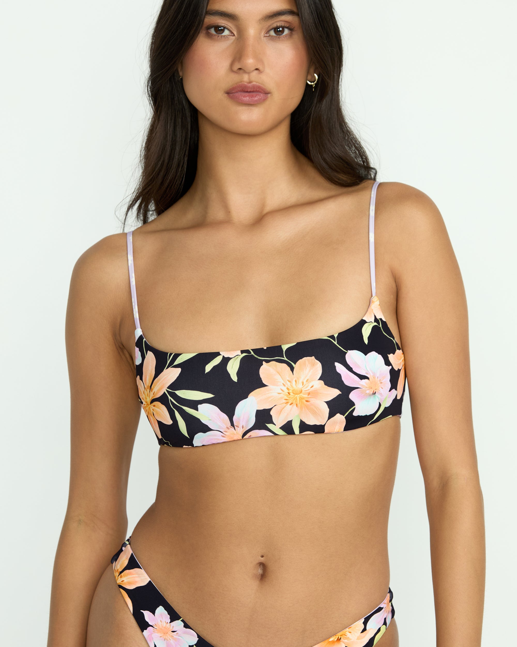 Twin Sol Reversible Jaclyn Crop Bikini Top - Multi - Image 5