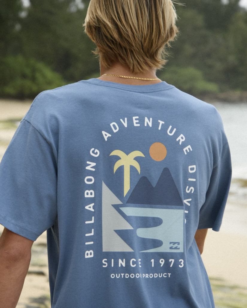 Sundown A/Div Tee - Carolina Blue