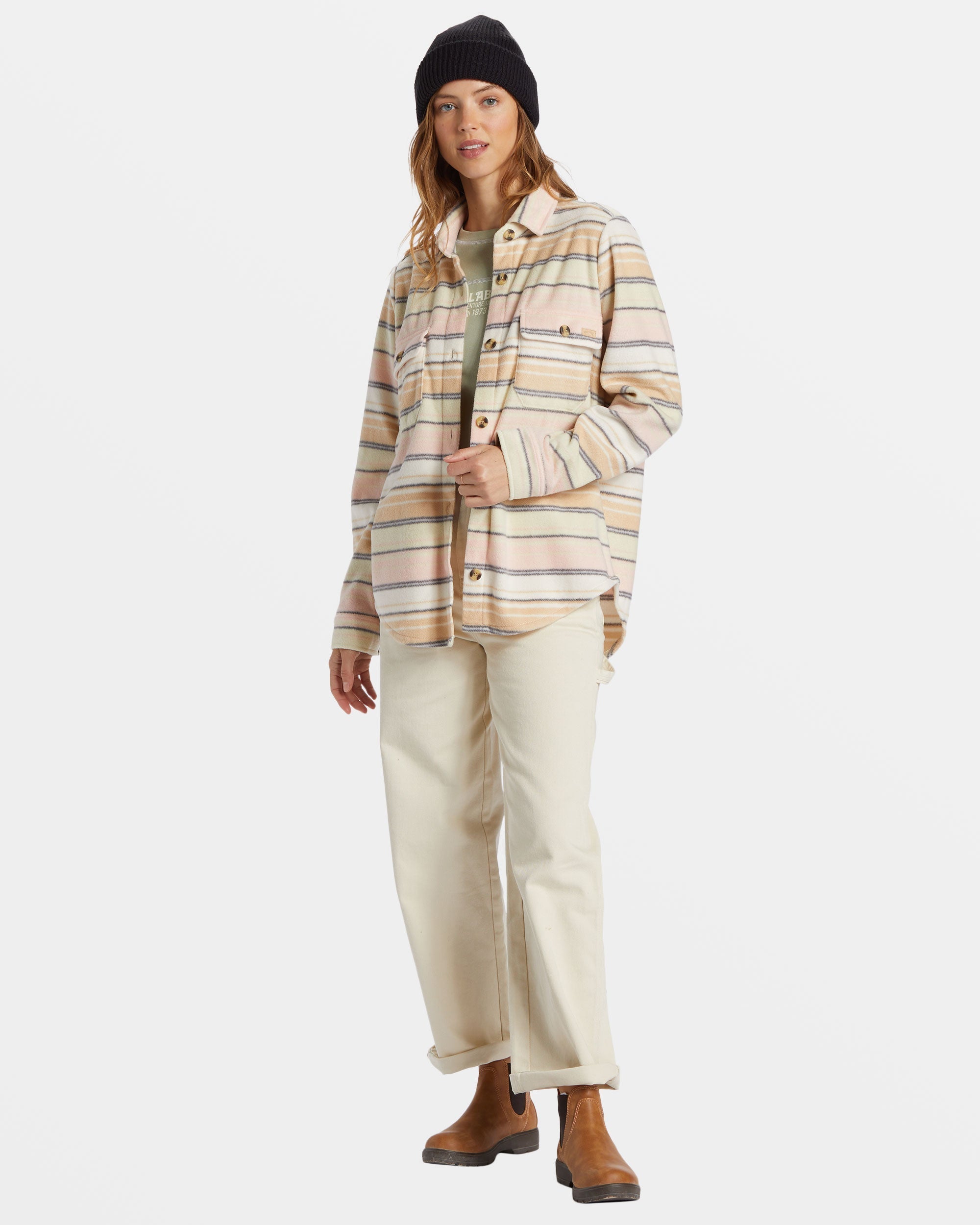 Forge Fleece Flannel - Mountain Rose - Image 4