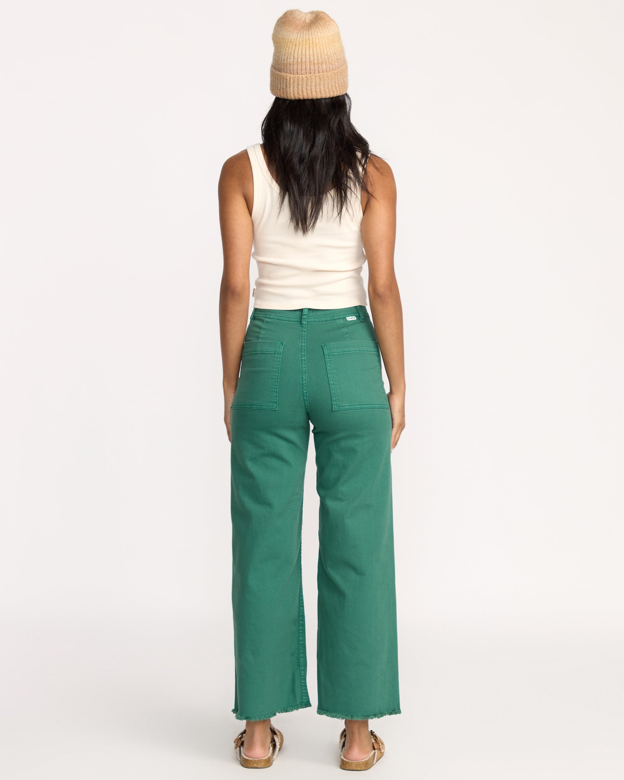Free Fall High-Waist Pants - Evergreen - Image 2