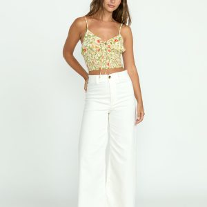 Free Fall High-Waist Pants - Salt Crystal 1