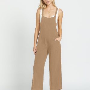 Pacific Time Jumpsuit - Khaki