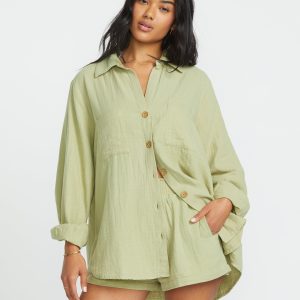 Sweet Swell Long Sleeve Shirt - Avocado