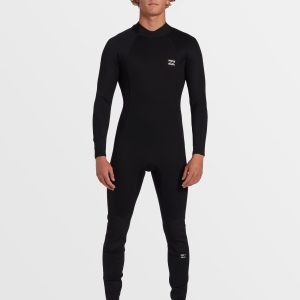 4/3mm Foil GBS Back Zip Wetsuit - Black