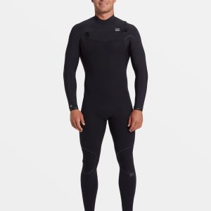 3/2mm Furnace Natural Upcycler GBS Chest Zip Wetsuit - Black