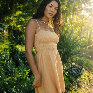 Suns Out Mini Dress - Dijon